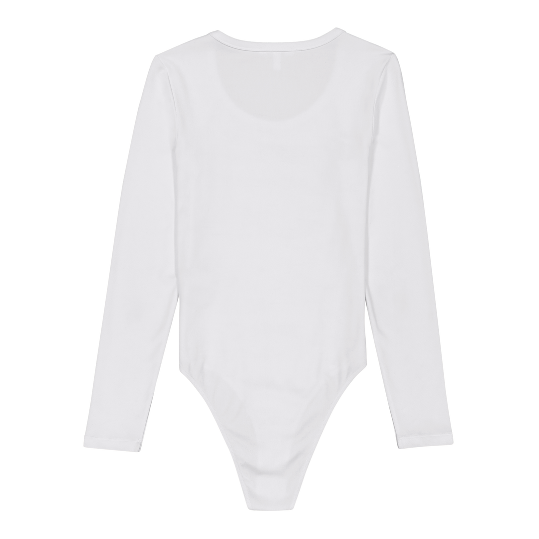 BILLY WHITE LONG SLEEVE BODYSUIT
