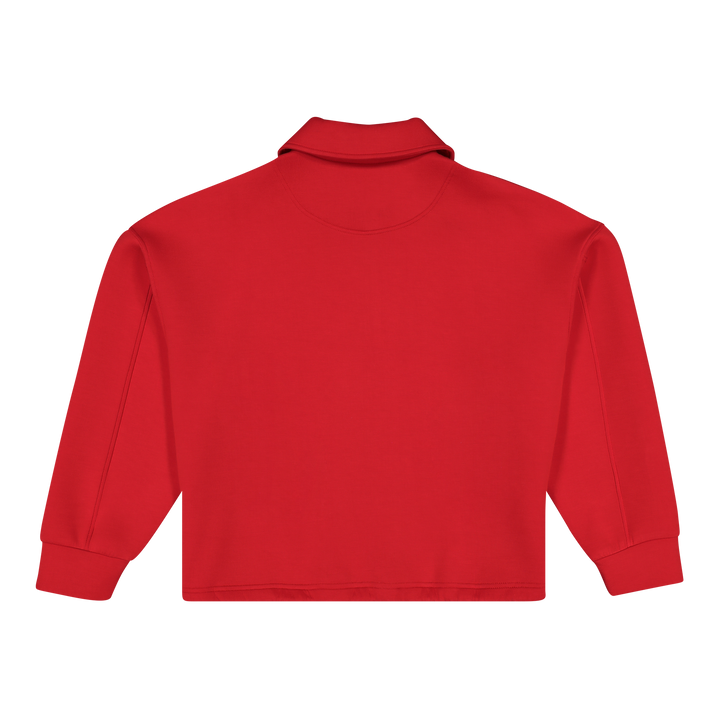 JULIAN RED SCUBA SWEAT WITH COLLAR & ZIP