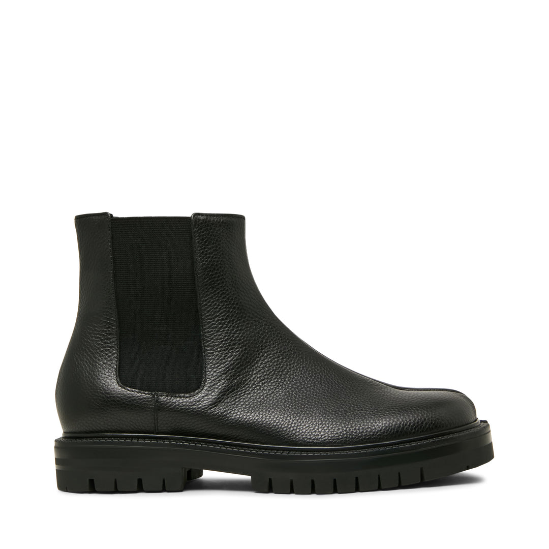 FUTAMATA BLACK PEBBLE GRAIN LEATHER