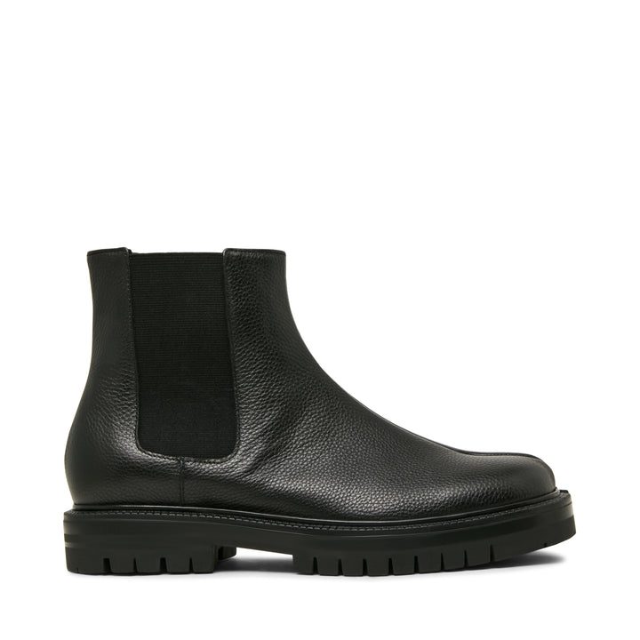 FUTAMATA BLACK PEBBLE GRAIN LEATHER