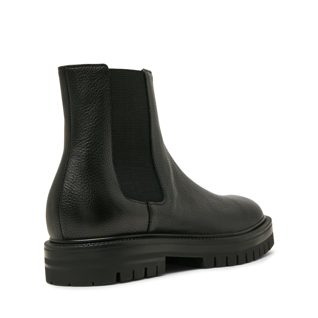 FUTAMATA BLACK PEBBLE GRAIN LEATHER