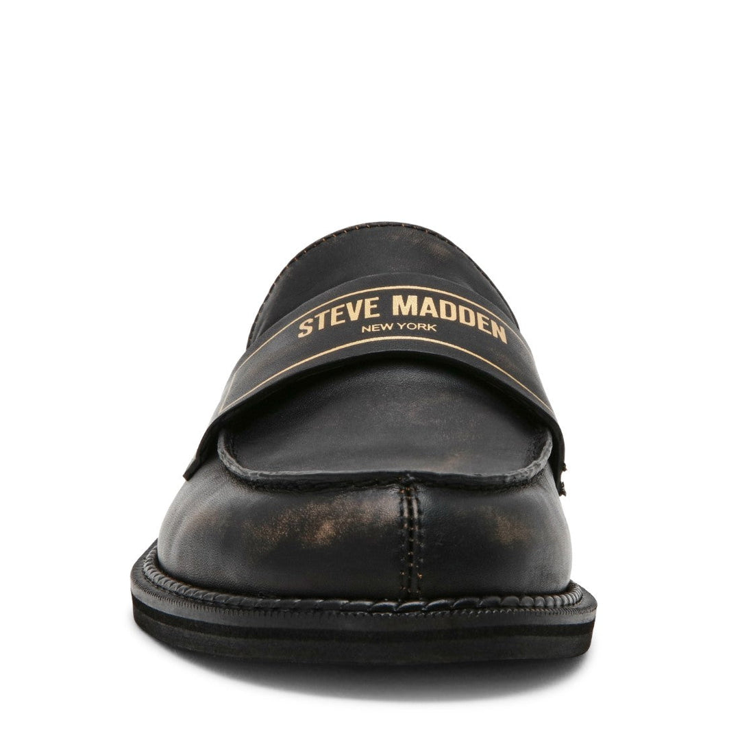 MOXXIE BLACK LEATHER