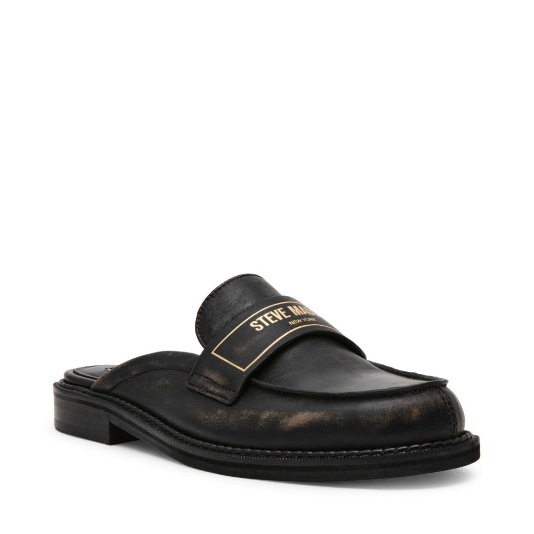 MOXXIE BLACK LEATHER