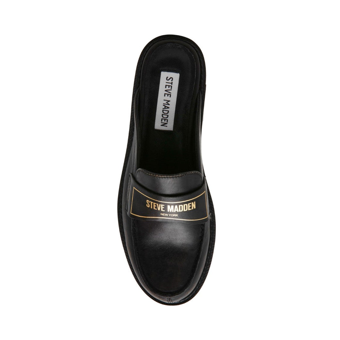 MOXXIE BLACK LEATHER