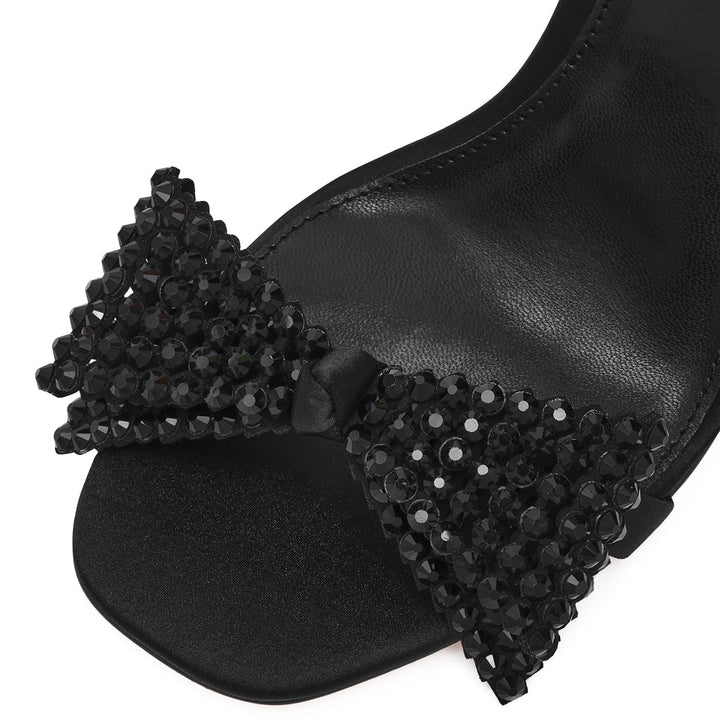 NEWLYWED BLACK SATIN