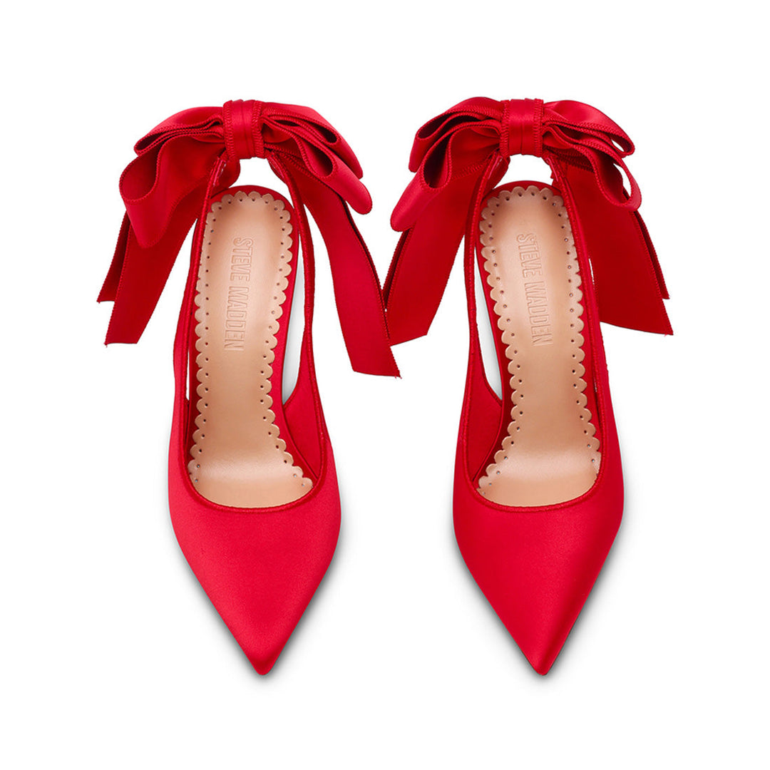 TEACUP RED SATIN